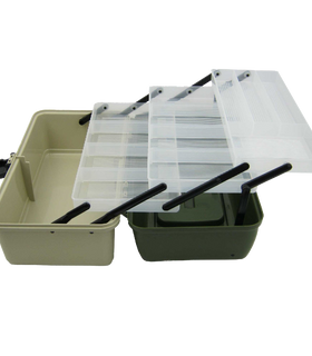 Ace Angling 3 Tray Cantilever Fishing Tackle Tough Box
