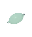 Buldo Pack of 10 Oval Floats with Eyelets Blanc